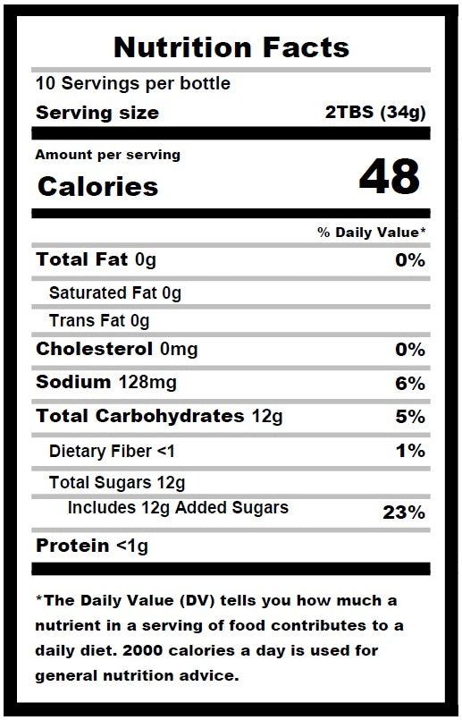 Badgers Sweet Fire BBQ Sauce